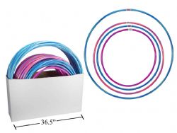 HULA HOOP ROSE OU BLEU ASST. (CERCEAU)